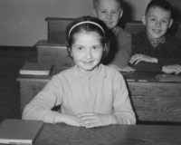 Pamětnice ve druhé třídě, duben 1965