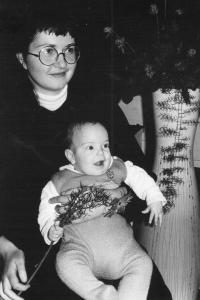 Pamětnice s dcerou Haničkou, 1984