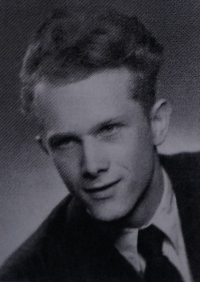 František Všetička as a high school graduate, 1952