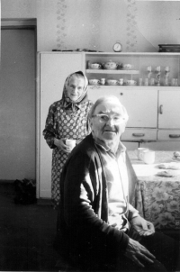 The parents of Anděla Bečicová, year 1980 
