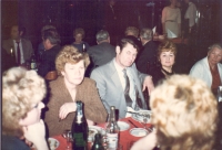 Dovolená v Dagomysu, v Soči, hotelová restaurace, rok 1988