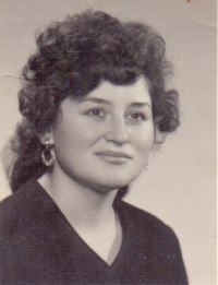 Portrait of Anděla Bečicová, year 1972 