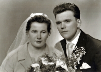Jan Klus with his wife Anděla / 1962