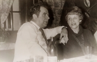 The contemporary witness with her husband Zdeněk