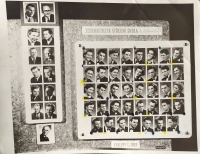 The contemporary witness's class photographs of school-leavers from 1955