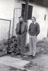 Stanislav Navrátil (on the left) / circa 1970s