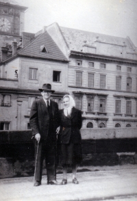Stanislav Navrátil's parents Adolf and Žofie / around the 1970s