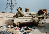 Iraqi military's T55 tank, 1991