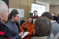 2014, 02 February - Kyiv, Ukrainian House, University of Maidan - Valeriy Pekar, Anna Davbakh