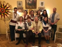 The Marynovychs visit a nativity scene. Christmas 2018