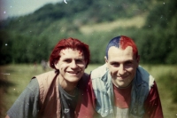  Liubomyr and Andriy Mul, Punk Plast camp, 2000 