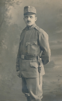 Samuel Machek’s father Otakar Machek, 1914/1915