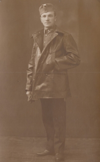 Her father Karel Vančok during World War I 