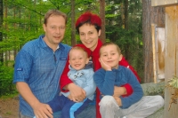 Helena Pletichová - son Zdeněk with his family, 2010