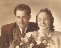 Helena Pletichová - parents Jiří Černý and Helena , 18 August 1948