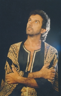 Josef Štágr as Judas, in Jesus Christ Superstar, 1997–1998