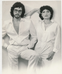 Josef Štágr with Stanislava Svobodová, ca. 1981
