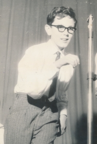 Josef Štágr as a singer in the second half of the 1960s
