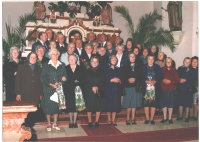 Holy Mass of the septuagenarians in Dvory nad Žitavou (1992)