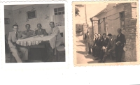 Jozef's father with friends (around 1940)