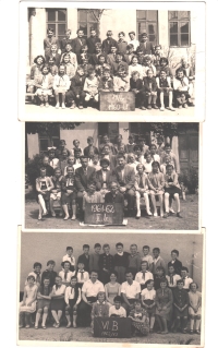 Jozef at the Elementary School in Dvory nad Žitavou, 4th to 6th grade (1961-1963)