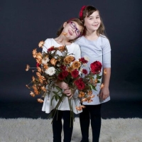 Great-granddaughters of Hana Ženíšková at Christmas 2016