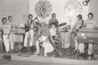 Music group Spektrum, Anton Zima far left, 1970s