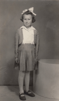 Marie Ryšavá (Vaníčková) at the end of the 1950s