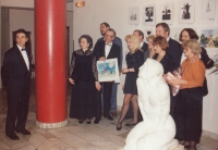 The first Králíky foundation ball and politicians from Prague as guests, Králíky 1994