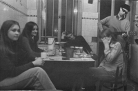 Dissidents Dana and Jiří Němecs’ apartment in Ječná Street, late 1970s