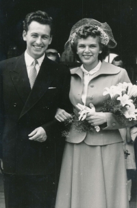 Wedding of Bohumil and Eva, Prague, 1950