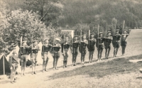 Bohumil Homola, Scout group, Písek, 1945