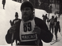 Stanislav Groh při závodě v roce 1975