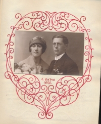 Hana Landová's parents, Prokop Stanislav and Marie Stanislavová, b. Šestáková