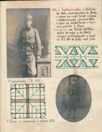 Witness’s father Prokop Stanislav wearing an officer uniform, World War I