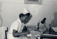 Nurse Hedvika Šišková, undated