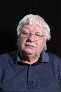 Richard Pogoda při natáčení pro Paměť národa, 1. dubna 2023, Olomouc