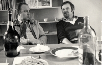 With Dr Pojsl, Heritage Institute in Olomouc, circa 1980