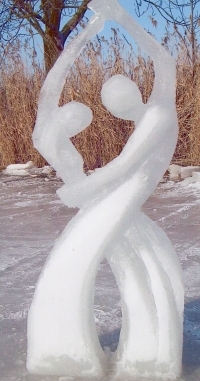Josef Dufek's ice sculptures 