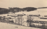 The internment camp in Děpoltovice, where the Iser family spent three months in 1946