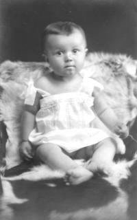 Joe Vítovec as a child