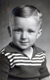 Ladislav Hučko as a child