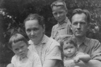 The Matouš family in 1956