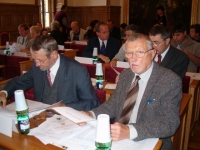 Miroslav Čuban in the Mladá Boleslav City Council in 1998 together with Jaroslav Maňásek, founder of the renewed ČSSD in Mladá Boleslav. The witness is on the right. Miroslav Čuban served on the city council between 1994 and 2006.