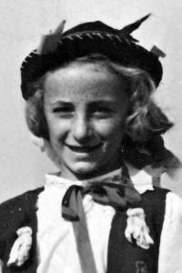 Božena Csoroszová / about 1954