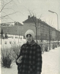 Dagmar Pokorná in Příbram in 1964