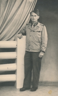 František Boublík Sr. in France during the Second World War
