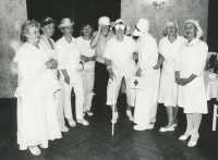 Jiřina Pěčová, "večírek v bílém" 1987