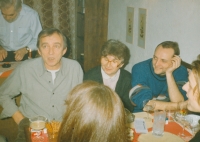 Jiřina Pěčová s Vladimírem Jiránkem, 1992