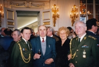 Meeting with the Confederation of Political Prisoners, 2000 (witness in the middle)